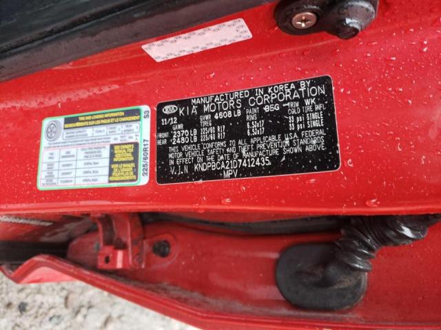 Photo 10 from auction – 2013 KIA SPORTAGE with VIN KNDPBCA21D7412435