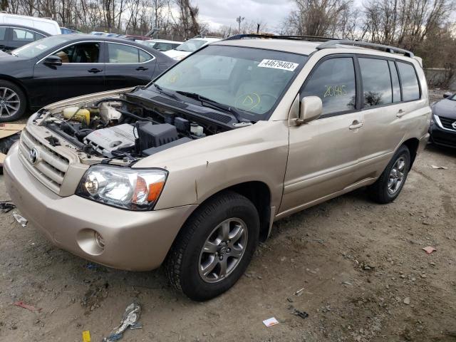 TOYOTA HIGHLANDER 2005 with VIN JTEDP21A850063107 - Photo from auction