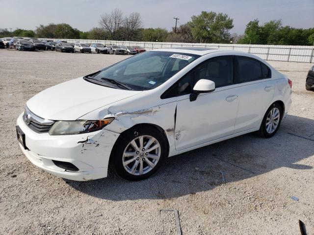 HONDA CIVIC EX 2012 with VIN 2HGFB2F86CH330367 - Photo from auction