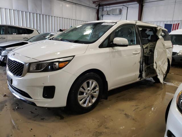 KIA SEDONA LX 2016 with VIN KNDMB5C16G6209439 - Photo from auction