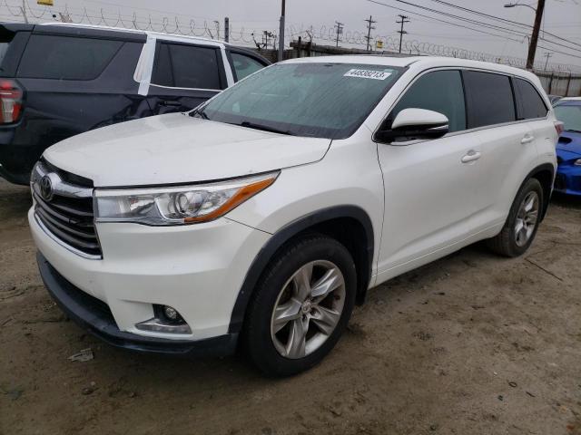 TOYOTA HIGHLANDER 2016 with VIN 5TDYKRFH7GS170300 - Photo from auction