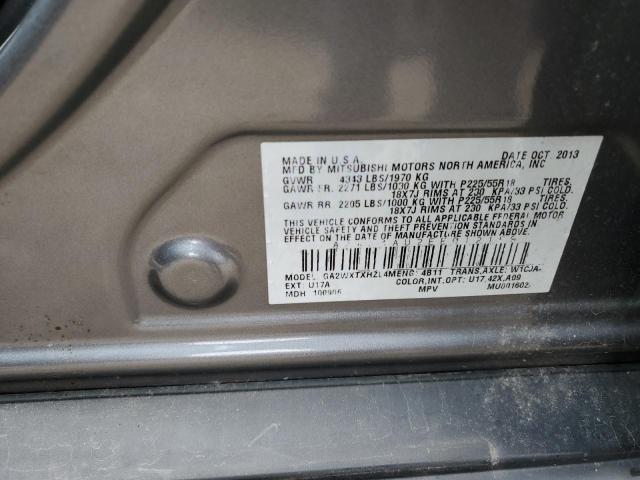 Photo 14 from auction – 2014 MITSUBISHI OUTLANDER with VIN 4A4AR4AU2EE012169