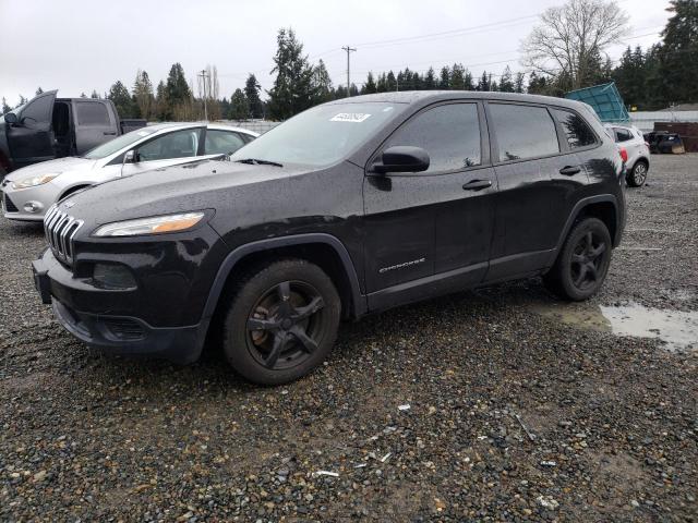 JEEP CHEROKEE S 2015 with VIN 1C4PJLAB5FW566321 - Photo from auction