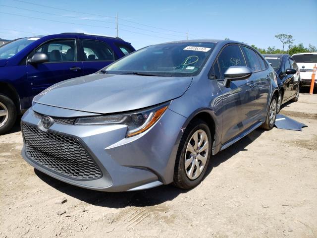 TOYOTA COROLLA LE 2020 with VIN 5YFEPRAE2LP043796 - Photo from auction