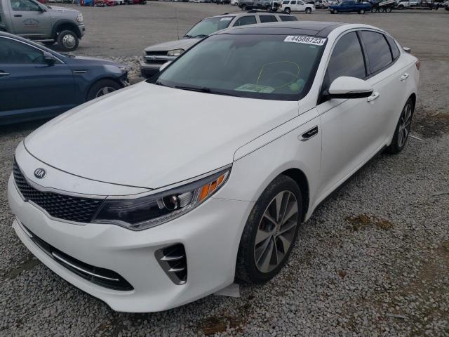 KIA OPTIMA SX 2016 with VIN 5XXGW4L28GG090525 - Photo from auction