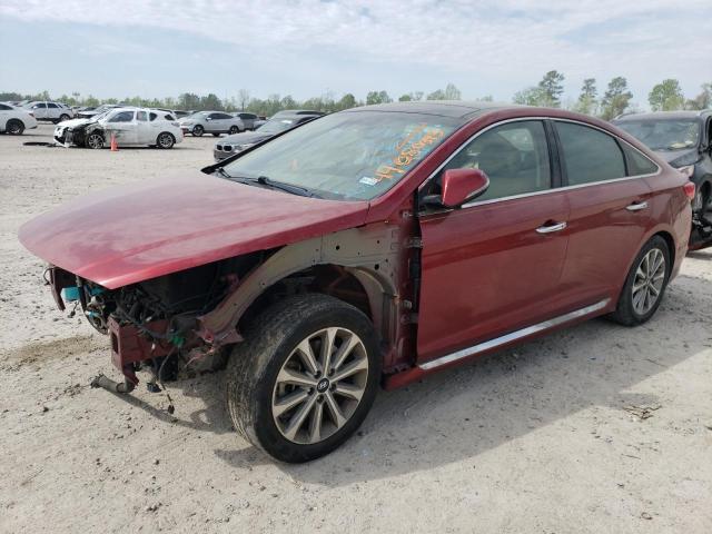 HYUNDAI SONATA SPO 2016 with VIN 5NPE34AF8GH332224 - Photo from auction