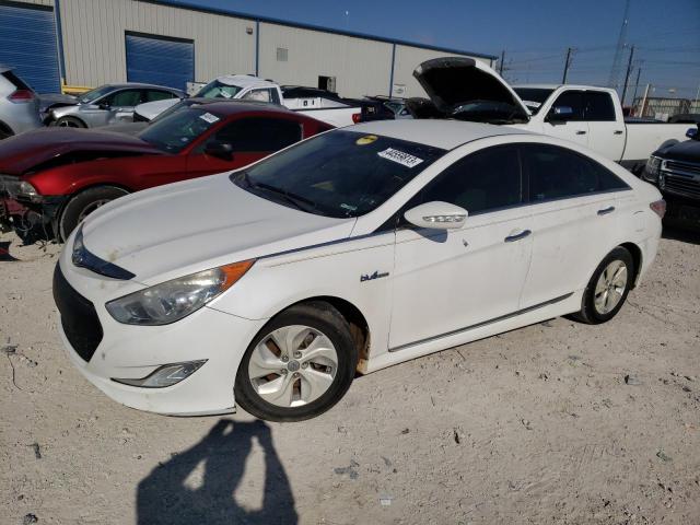HYUNDAI SONATA HYB 2015 with VIN KMHEC4A47FA120270 - Photo from auction