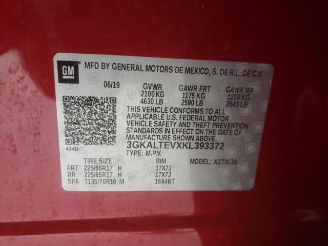Photo 14 from auction – 2019 GMC TERRAIN SL with VIN 3GKALTEVXKL393372