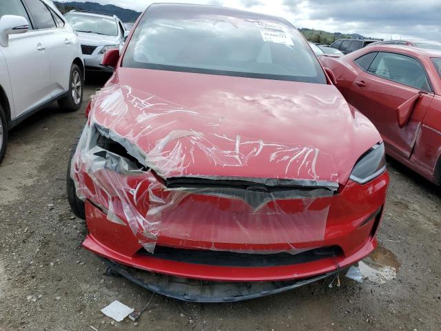 Photo 5 from auction – 2022 TESLA MODEL X with VIN 7SAXCBE61NF338310