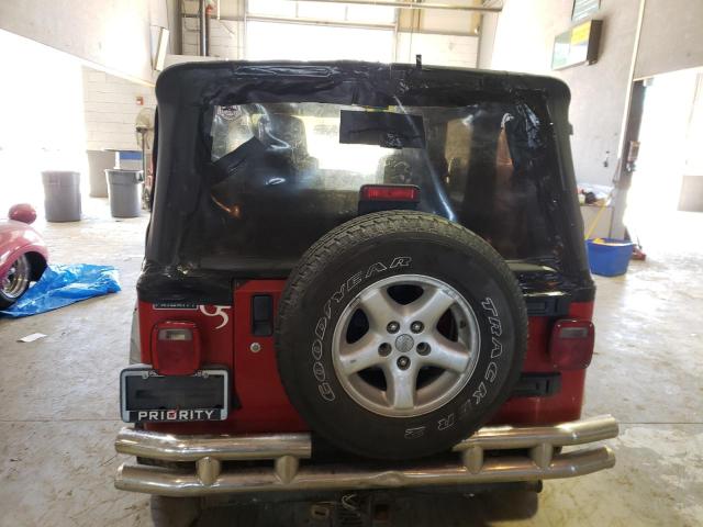 Photo 6 from auction – 2004 JEEP WRANGLER X with VIN 1J4FA39S84P776753