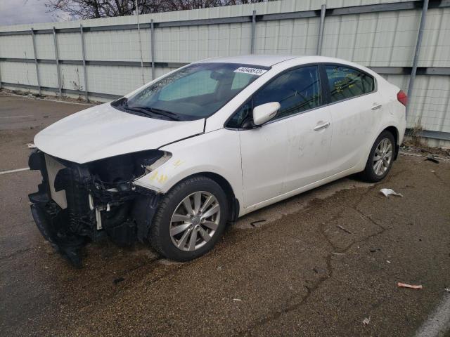 KIA FORTE EX 2014 with VIN KNAFX4A85E5102659 - Photo from auction