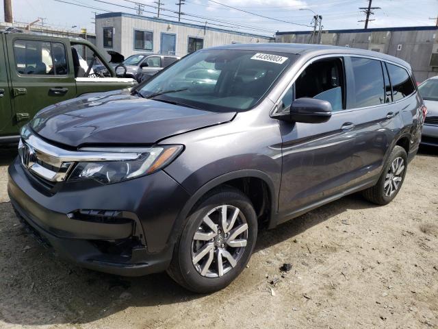 HONDA PILOT EXL 2021 with VIN 5FNYF5H56MB026740 - Photo from auction