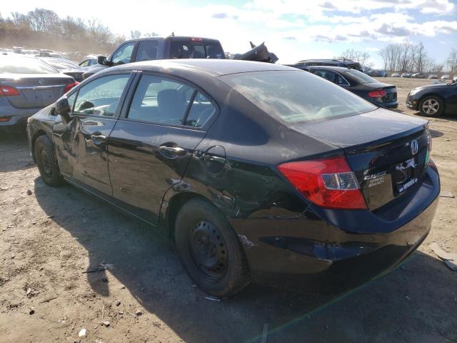 Photo 2 from auction – 2012 HONDA CIVIC LX with VIN 19XFB2F56CE071489