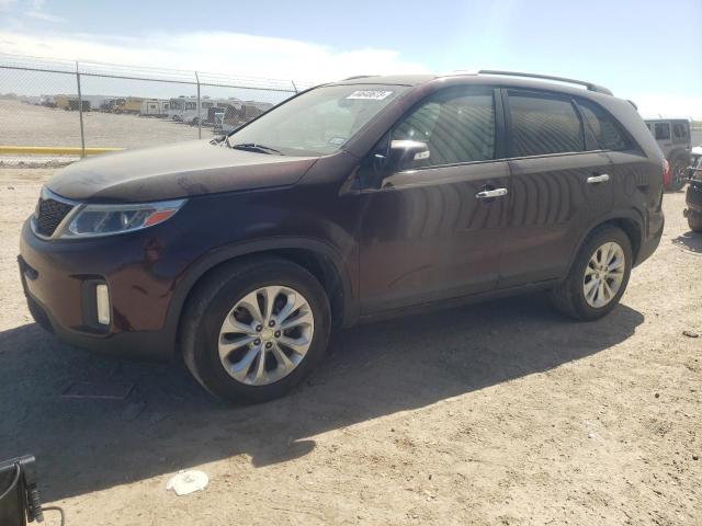 KIA SORENTO EX 2014 with VIN 5XYKU4A75EG431581 - Photo from auction