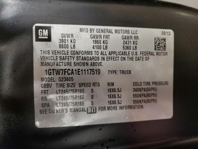 Photo 14 from auction – 2014 GMC SAVANA G25 with VIN 1GTW7FCA1E1117519