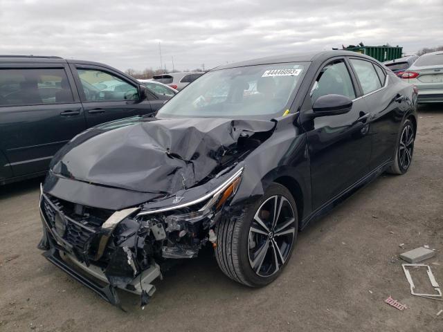 NISSAN SENTRA 2021 with VIN 3N1AB8DV8MY320734 - Photo from auction
