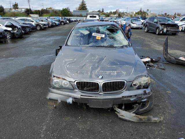 Photo 5 from auction – 2007 BMW 750 with VIN WBAHN83587DT72535
