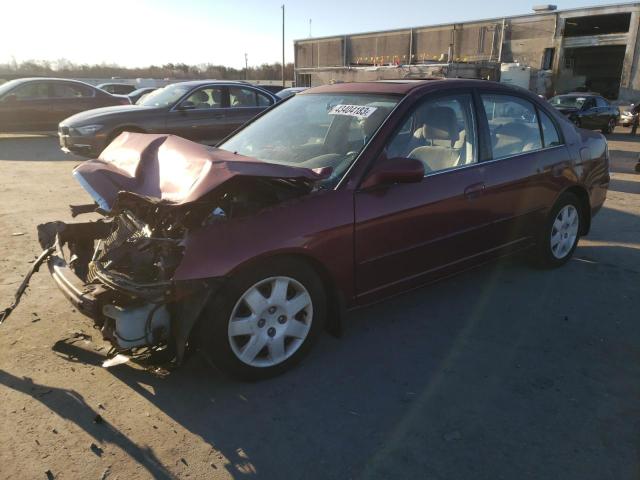 HONDA CIVIC EX 2002 with VIN 2HGES26852H505931 - Photo from auction