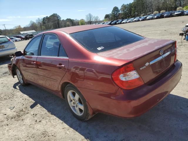 Photo 2 from auction – 2002 TOYOTA CAMRY LE with VIN JTDBE32K820034555