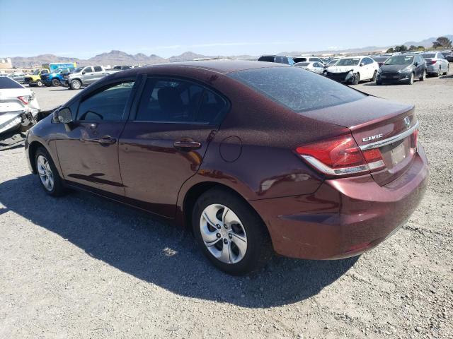 Photo 2 from auction – 2013 HONDA CIVIC LX with VIN 19XFB2F52DE022243