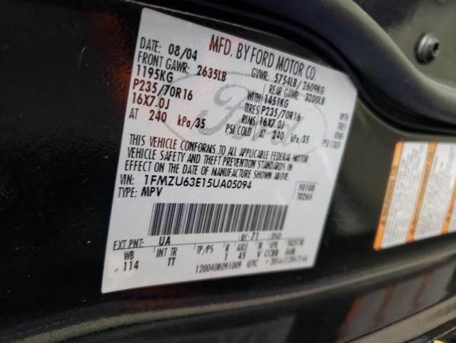 Photo 14 from auction – 2005 FORD EXPLORER X with VIN 1FMZU63E15UA05094