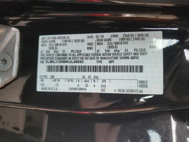 Foto 14 de la subasta – 2019 LINCOLN MKC con VIN 5LMCJ1D99KUL06692