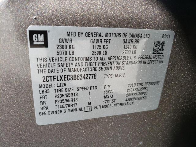 Photo 14 from auction – 2011 GMC TERRAIN SL with VIN 2CTFLXEC3B6342778