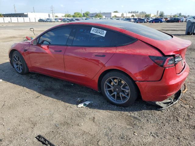 Photo 2 from auction – 2021 TESLA MODEL 3 with VIN 5YJ3E1EB0MF037877