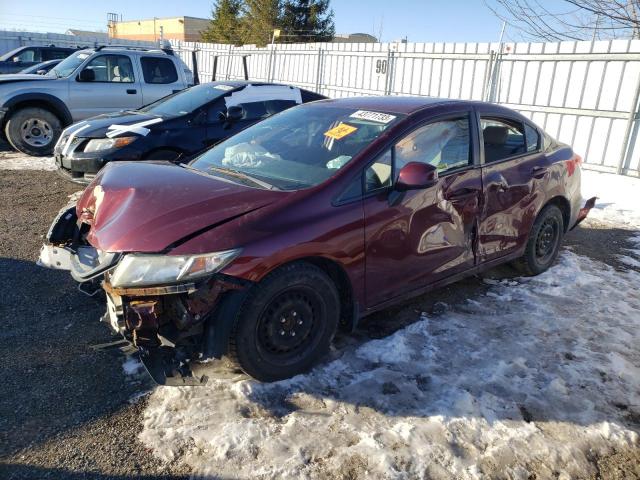 HONDA CIVIC LX 2013 with VIN 2HGFB2F46DH008228 - Photo from auction
