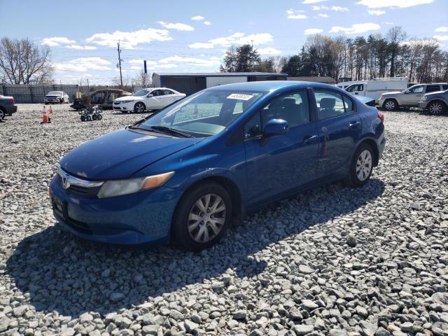 HONDA CIVIC LX 2012 with VIN 19XFB2F54CE031637 - Photo from auction