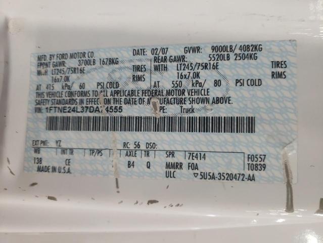Photo 14 from auction – 2007 FORD ECONOLINE with VIN 1FTNE24L37DA74555