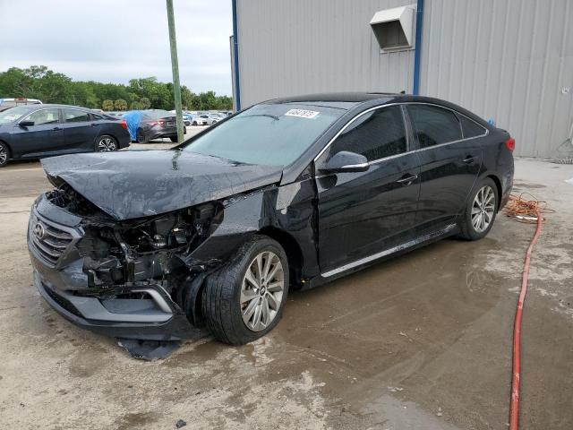 HYUNDAI SONATA SPO 2016 with VIN 5NPE34AF7GH425882 - Photo from auction