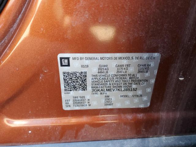 Photo 14 from auction – 2019 GMC TERRAIN SL with VIN 3GKALMEV7KL285152