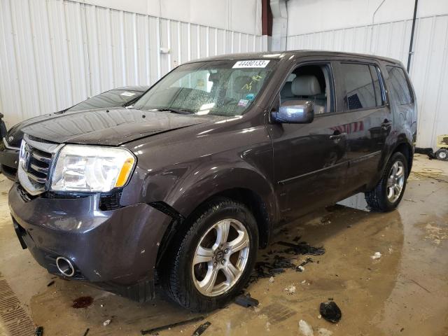 HONDA PILOT EXL 2012 with VIN 5FNYF4H50CB049049 - Photo from auction