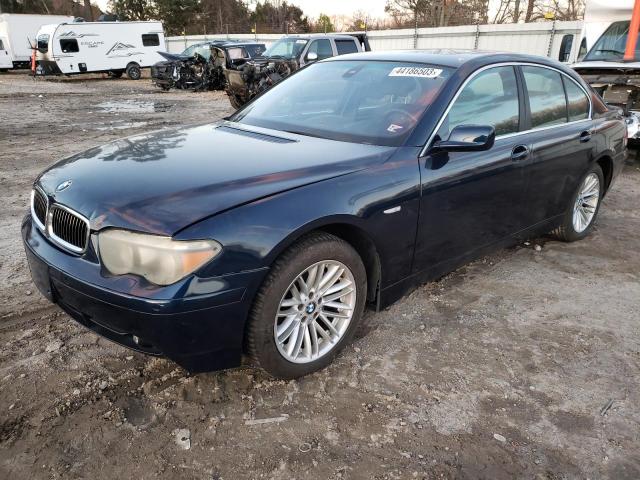 BMW 745 I 2005 with VIN WBAGL635X5DP74334 - Photo from auction