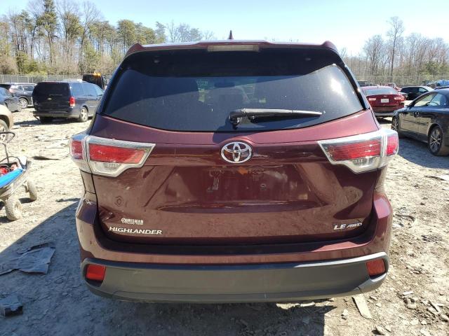 Photo 6 from auction – 2016 TOYOTA HIGHLANDER with VIN 5TDBKRFH9GS237078