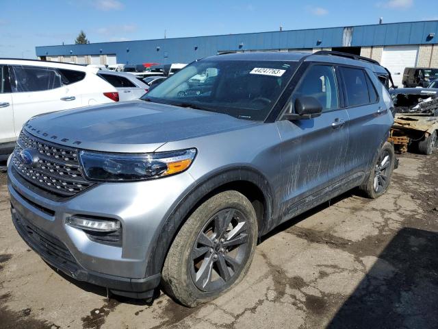 FORD EXPLORER X 2021 with VIN 1FMSK8DH1MGA14502 - Photo from auction