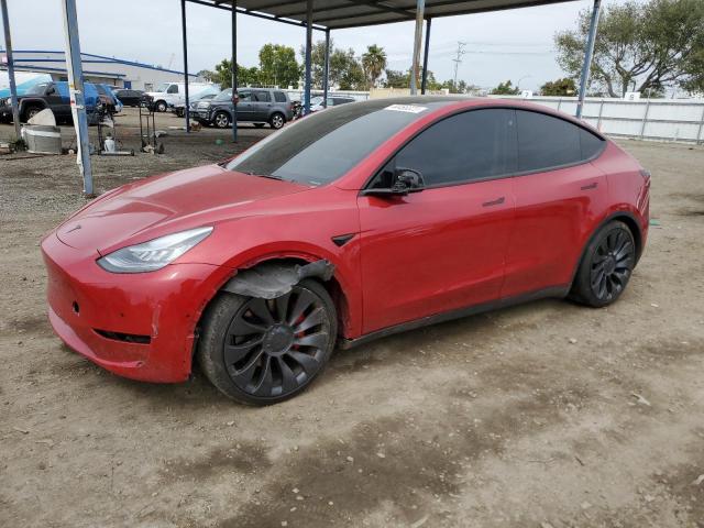 TESLA MODEL Y 2020 with VIN 5YJYGDEF6LF003333 - Photo from auction