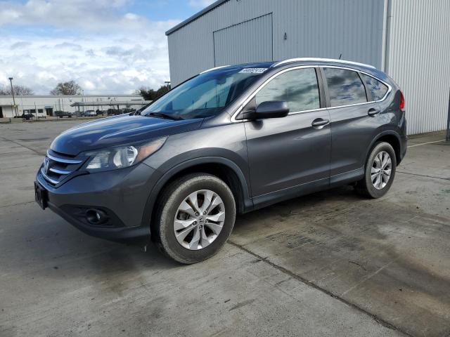 HONDA CR-V EXL 2013 with VIN 2HKRM4H73DH655766 - Photo from auction