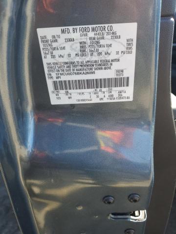 Photo 14 from auction – 2011 FORD ESCAPE XLT with VIN 1FMCU0D76BKA26095