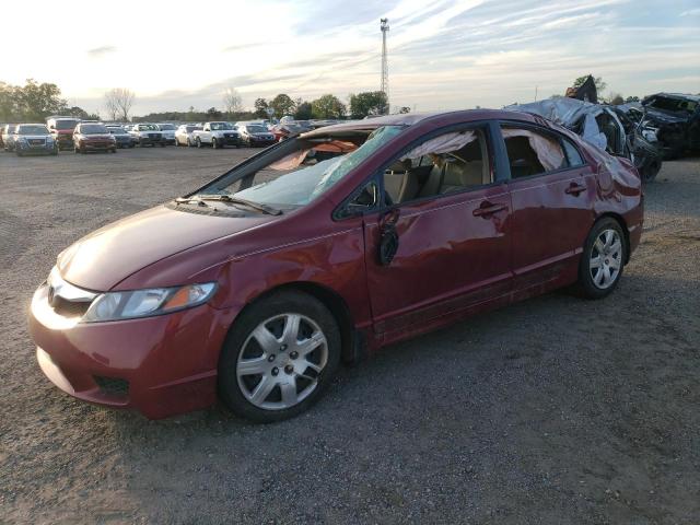 Photo 1 from auction – 2009 HONDA CIVIC LX with VIN 2HGFA16519H335844