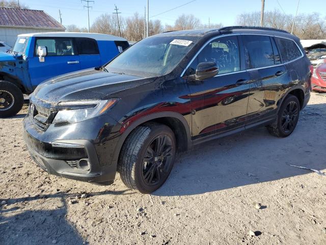 HONDA PILOT SE 2021 with VIN 5FNYF6H22MB050058 - Photo from auction