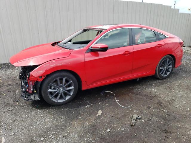 HONDA CIVIC EX 2019 with VIN JHMFC1F34KX010452 - Photo from auction