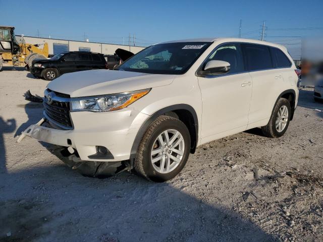 TOYOTA HIGHLANDER 2014 with VIN 5TDBKRFH3ES056023 - Photo from auction