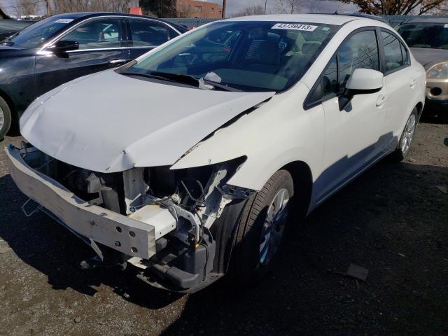 HONDA CIVIC LX 2012 with VIN 2HGFB2F58CH523352 - Photo from auction