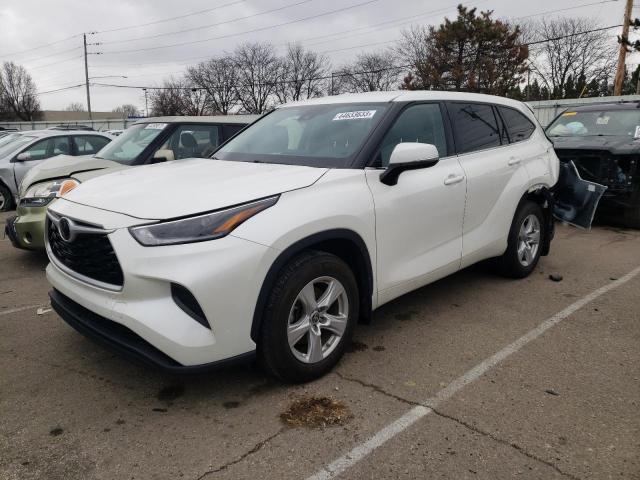TOYOTA HIGHLANDER 2021 with VIN 5TDCZRAH3MS064189 - Photo from auction