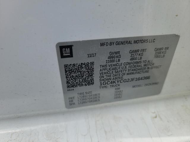 Photo 10 from auction – 2018 CHEVROLET SILVERADO with VIN 1GC4KYCG2JF164366