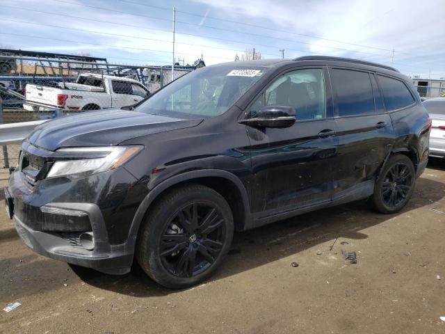 HONDA PILOT BLAC 2022 with VIN 5FNYF6H78NB011827 - Photo from auction