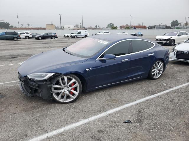 TESLA MODEL S 2016 with VIN 5YJSA1E45GF172625 - Photo from auction