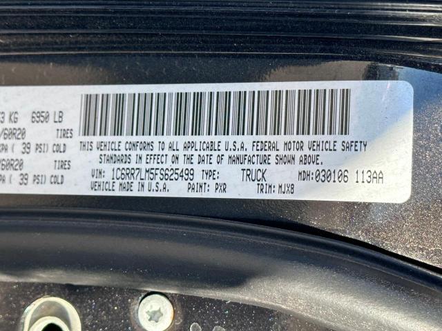 Photo 10 from auction – 2015 RAM 1500 SLT with VIN 1C6RR7LM5FS625499